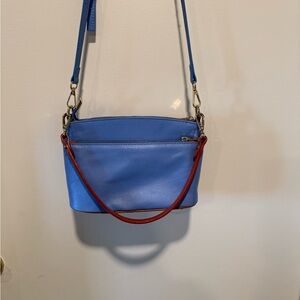 Divina Firenze Crossbody Bag with Contrasting Accent Strap